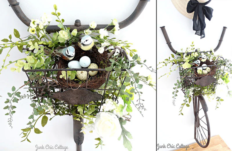 Bike and Basket Wall Art