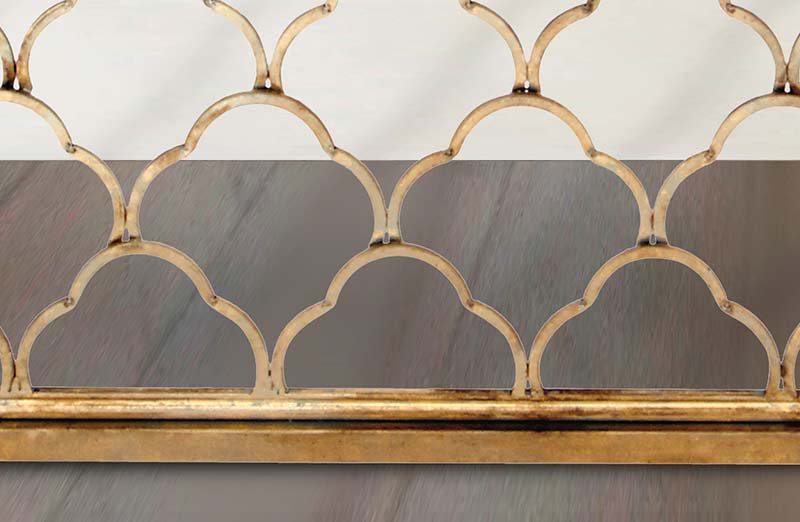 Scalloped Console Table