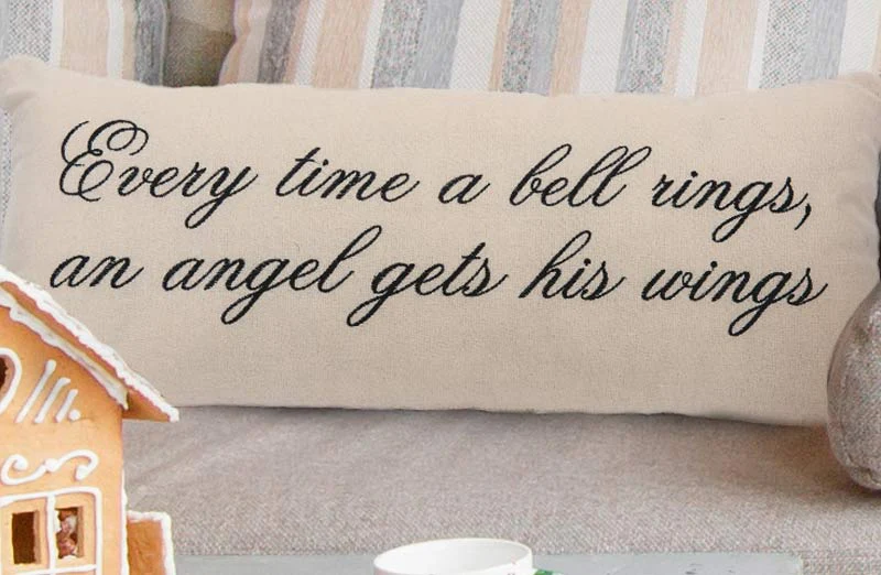 Every Time A Bell Rings Throw Pillow