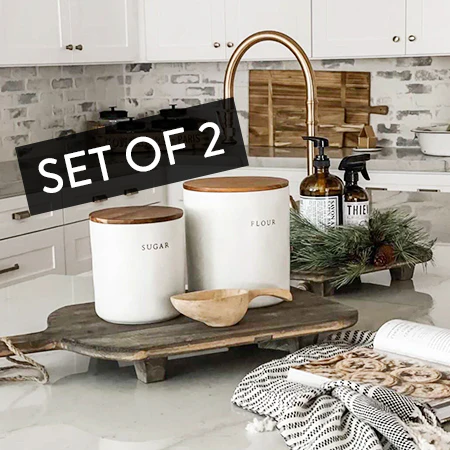 Large Footed Cutting Board Risers, Set of 2