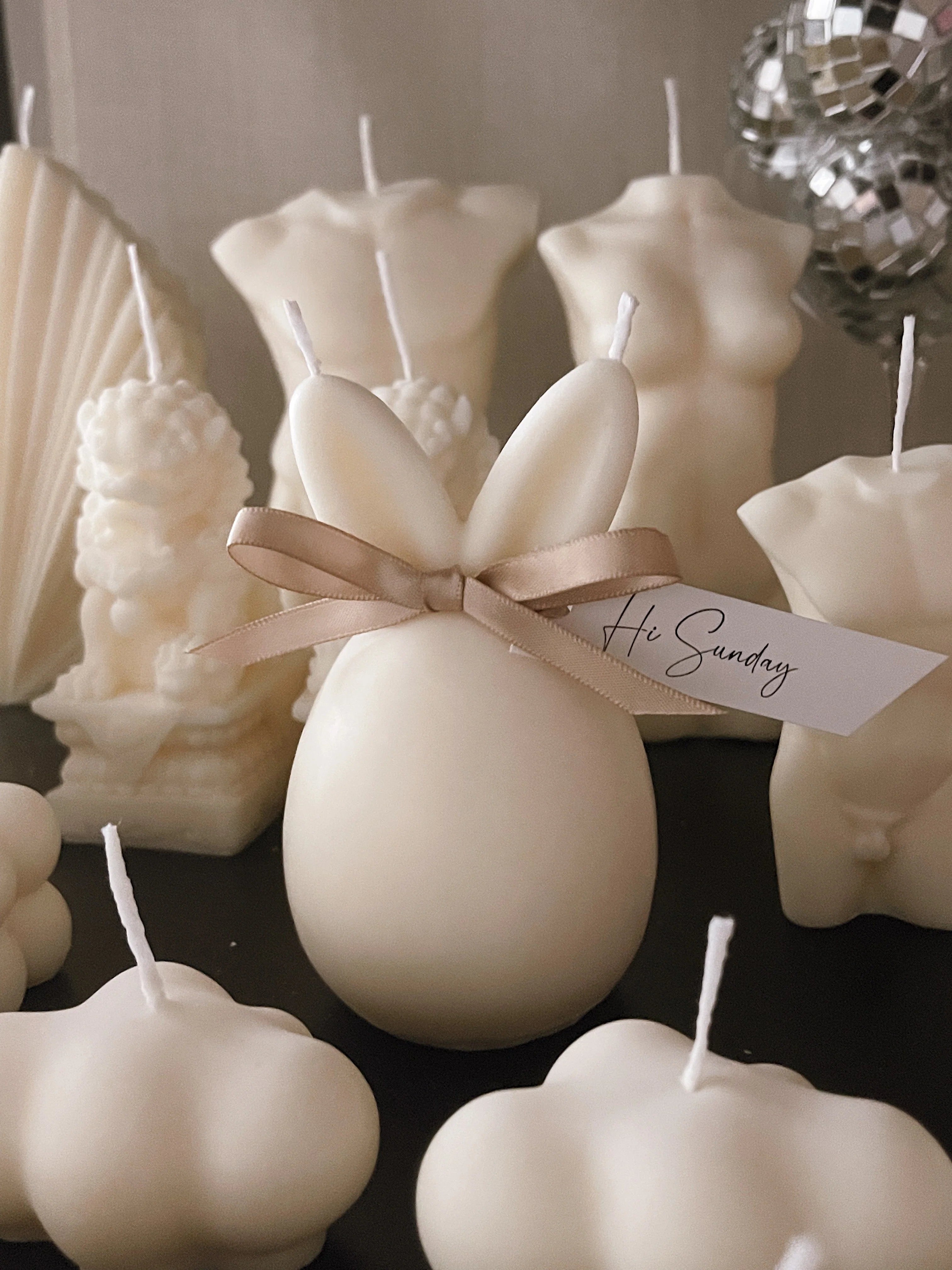 Bunny BB Easter Candle