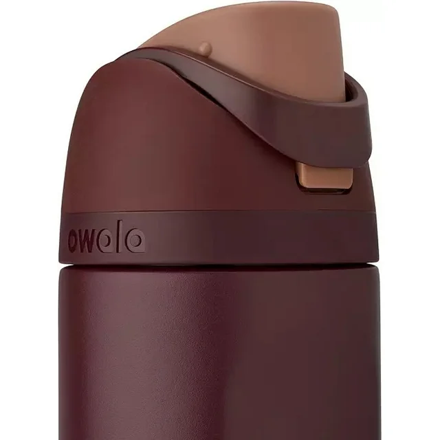 Owala 24 oz. FreeSip Stainless Steel Water Bottle - Merry and Bright Collection - Cinnamon