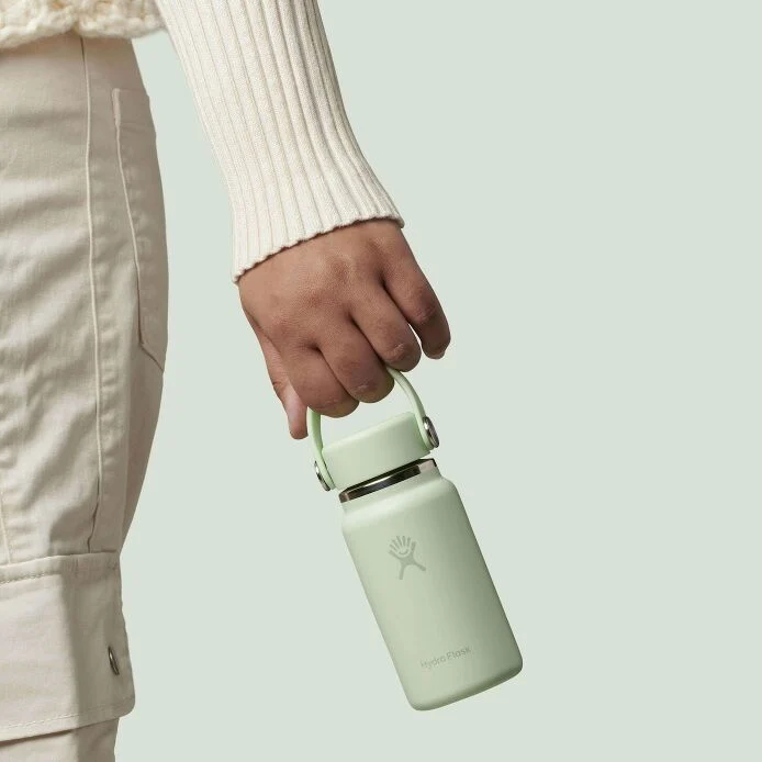 6.7 oz of tiny sips in a mini Hydro Flask Micro Hydro