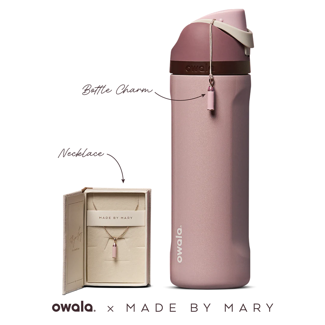 Owala 24oz FreeSip, Necklace, Bottle Charm Charmed to Meet You