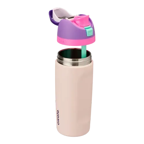 Owala 16oz Kids' FreeSip Stainless Steel Insulated Bottle Bunny Business