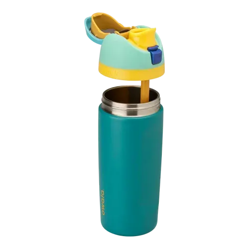 Owala 16oz Kids' FreeSip Stainless Steel Insulated Bottle Splishy Splashy