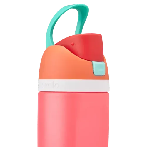 Owala 16oz Kids' FreeSip Stainless Steel Insulated Bottle Fireball