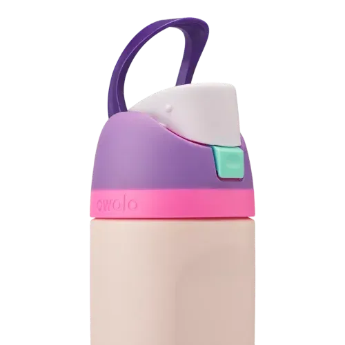 Owala 16oz Kids' FreeSip Stainless Steel Insulated Bottle Bunny Business