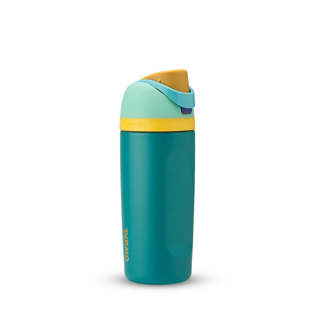 Owala 16oz Kids' FreeSip Stainless Steel Insulated Bottle Splishy Splashy