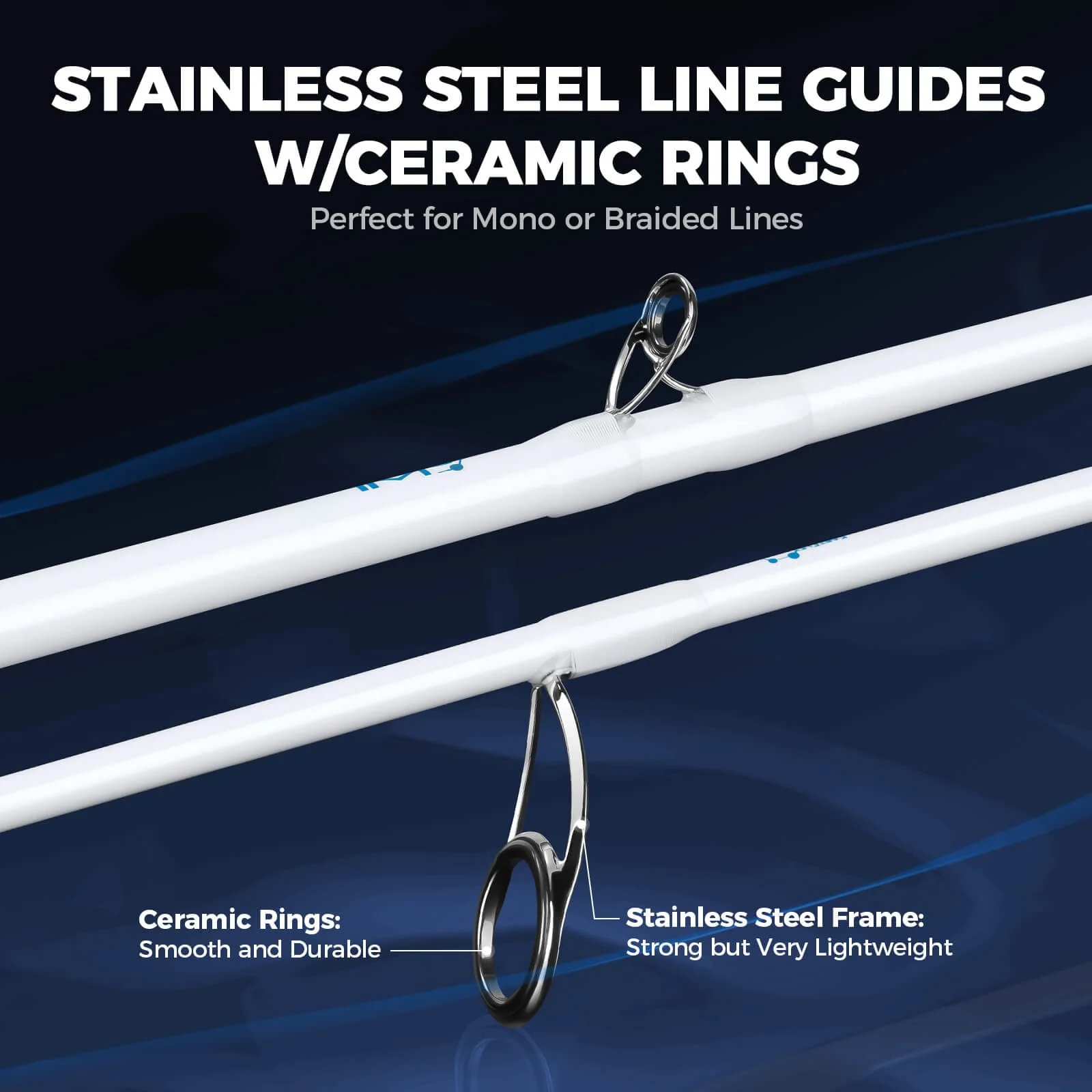 KastKing Centron Lite Twin Tip Spinning Rods