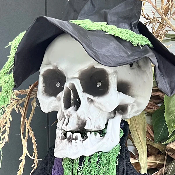 6FT Tall Halloween Skeleton Witch | Lights & Sounds!