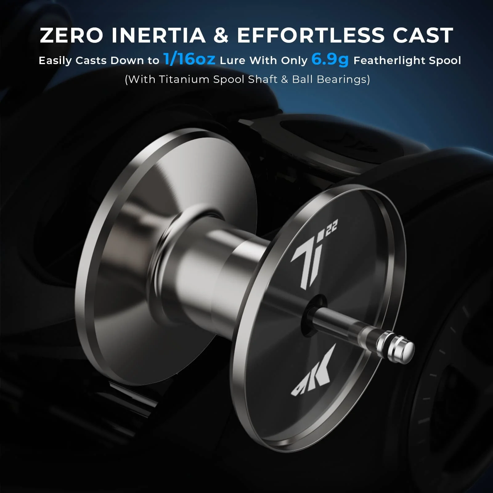 KastKing Mg-Ti Elite Magnesium Baitcasting Reel