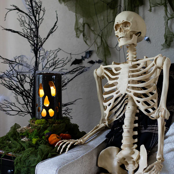 Boo-tiful Glow Ceramic Ghost Luminary