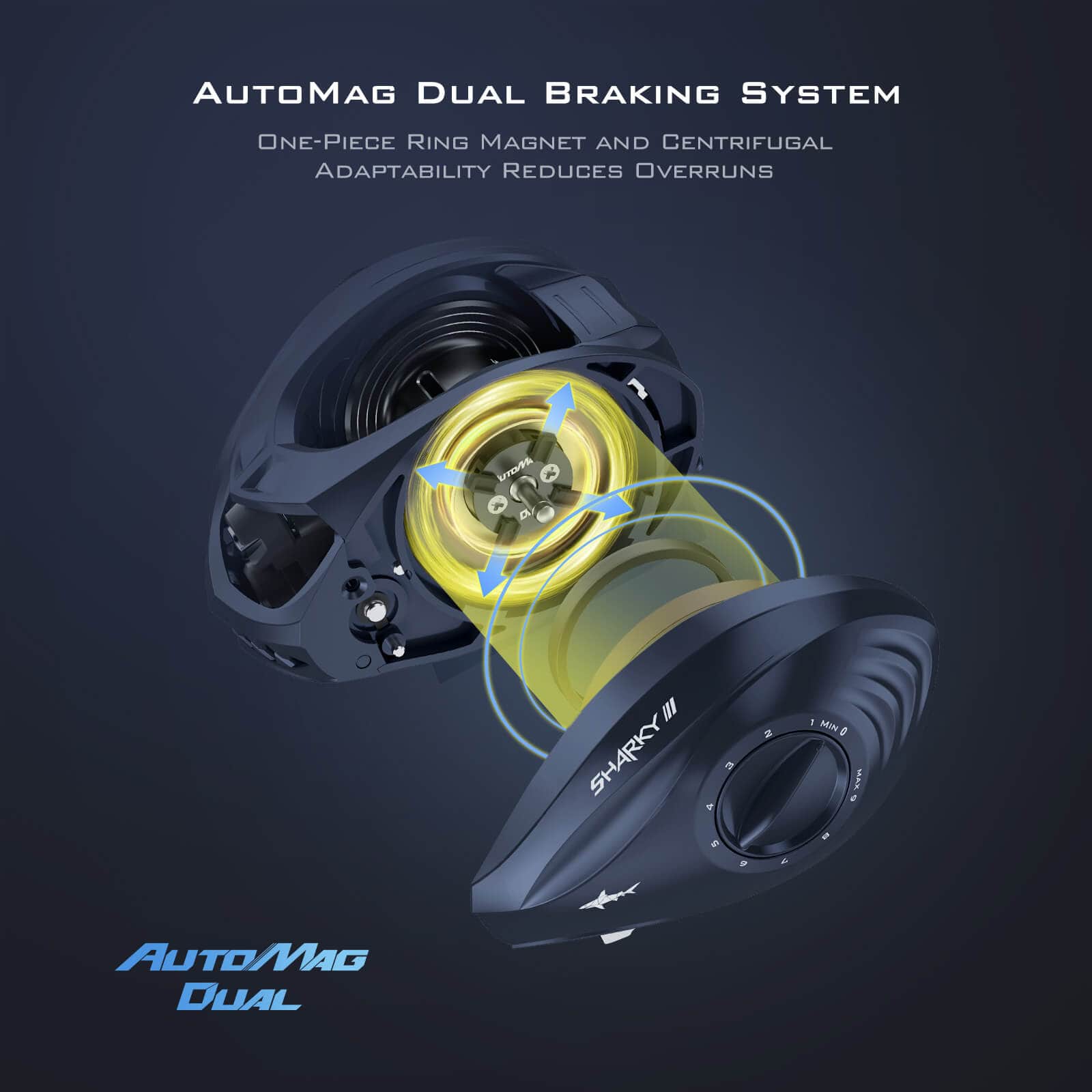 KastKing Sharky III Long Cast Baitcasting Reel