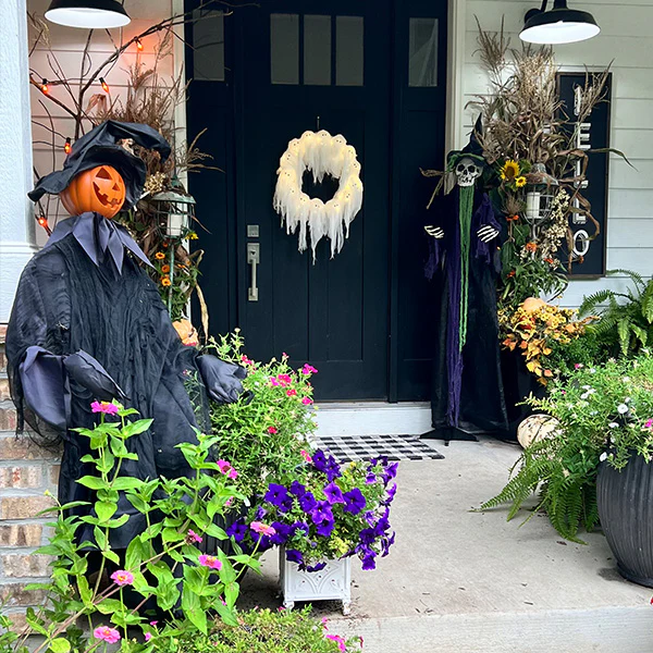 6FT Tall Halloween Skeleton Witch | Lights & Sounds!