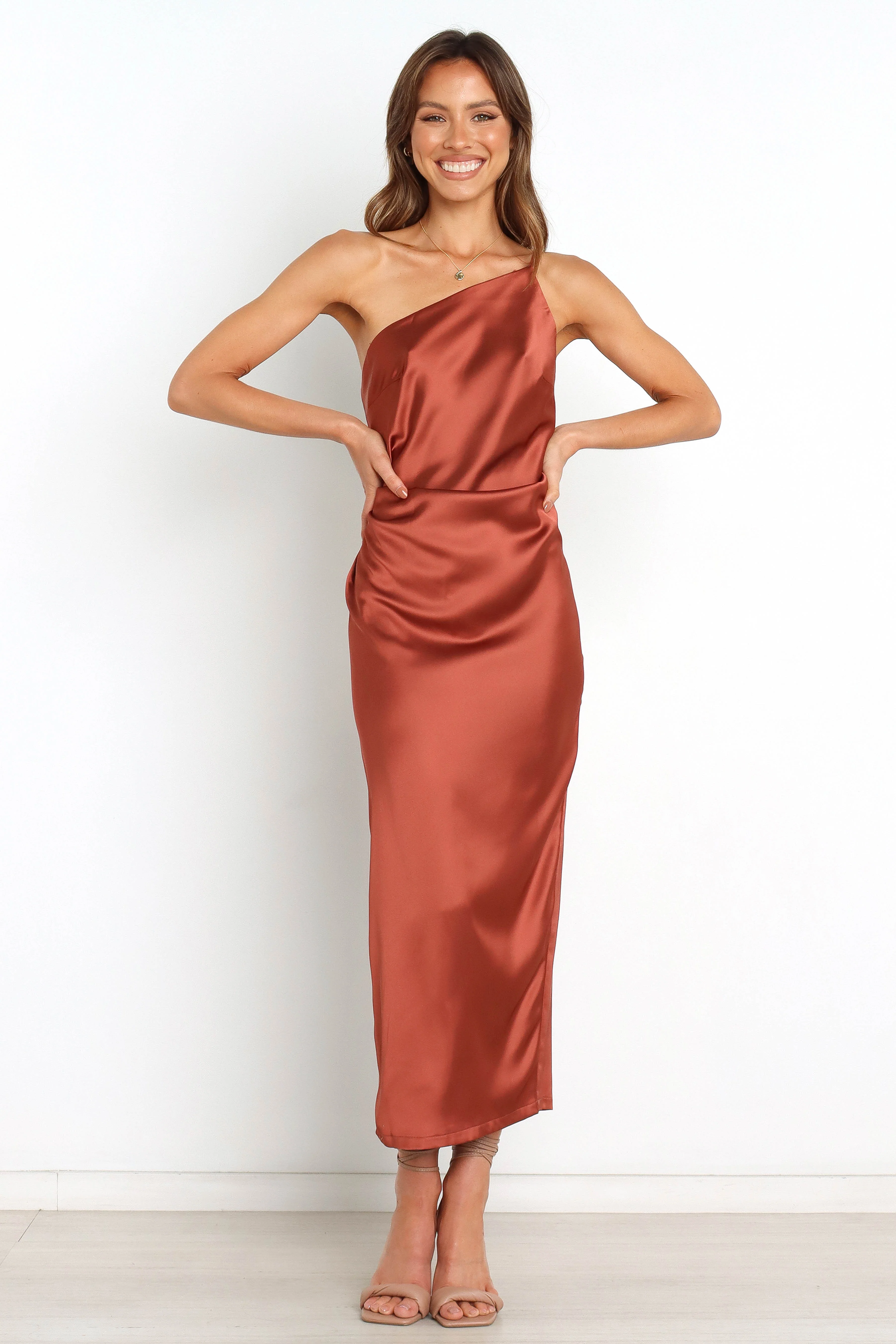 Luella Dress - Rust
