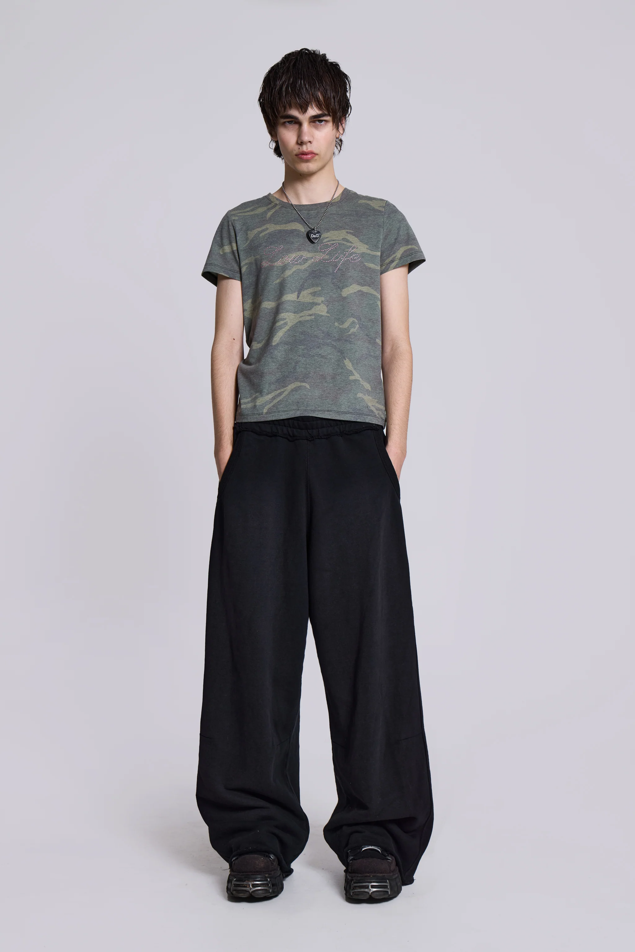 Black Baggy Monster Joggers