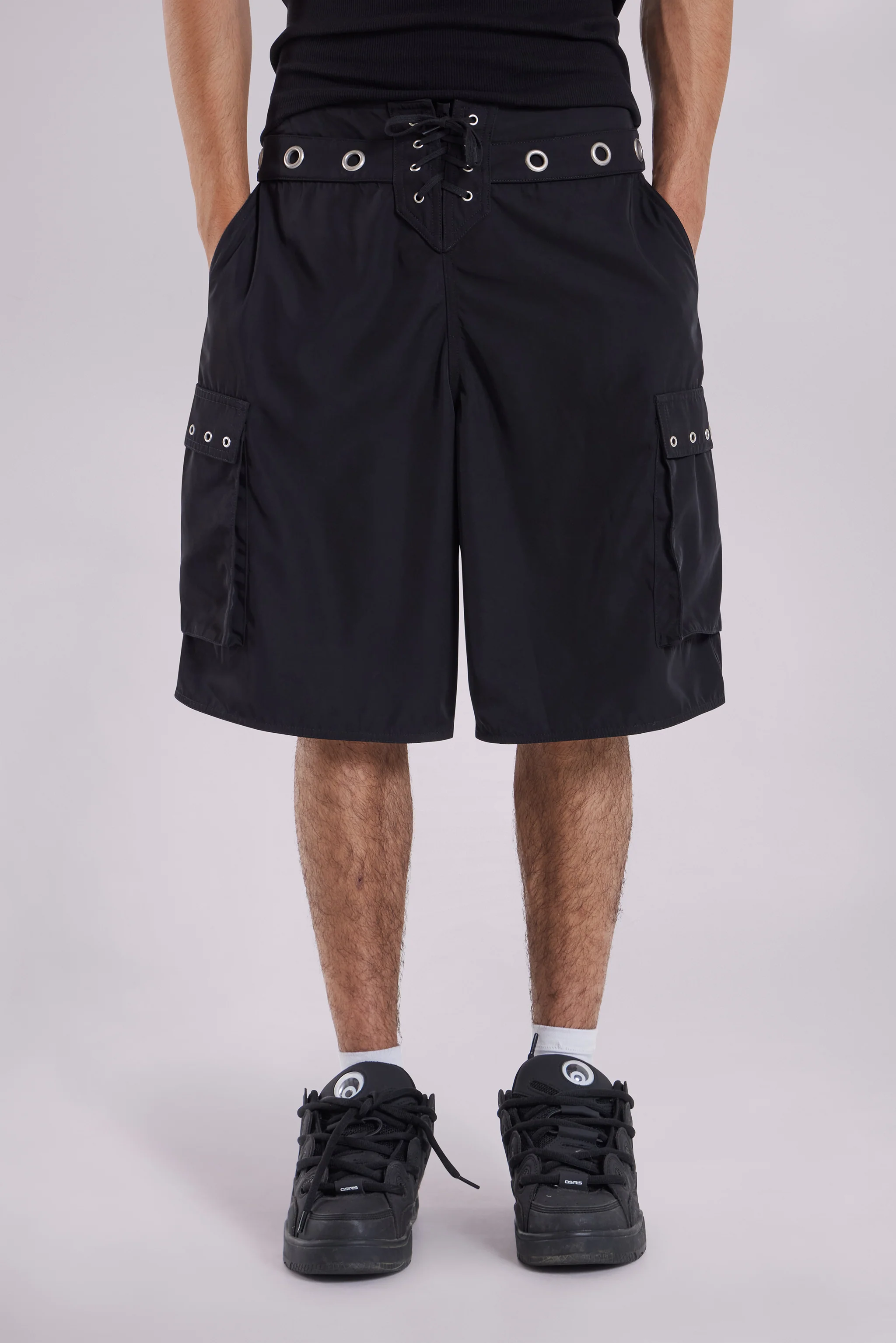 Eyelet Board Shorts