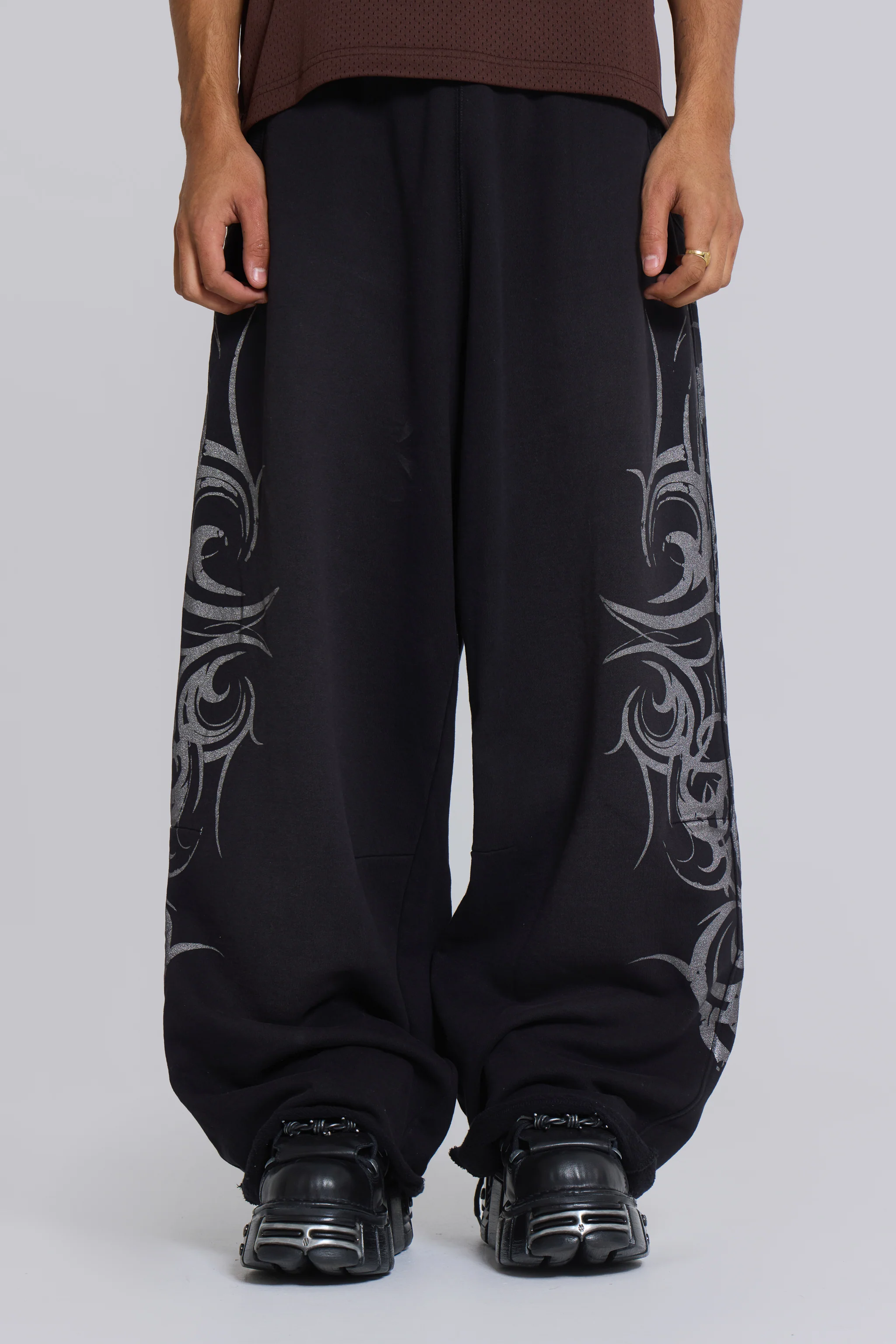 Black Baggy Blade Joggers
