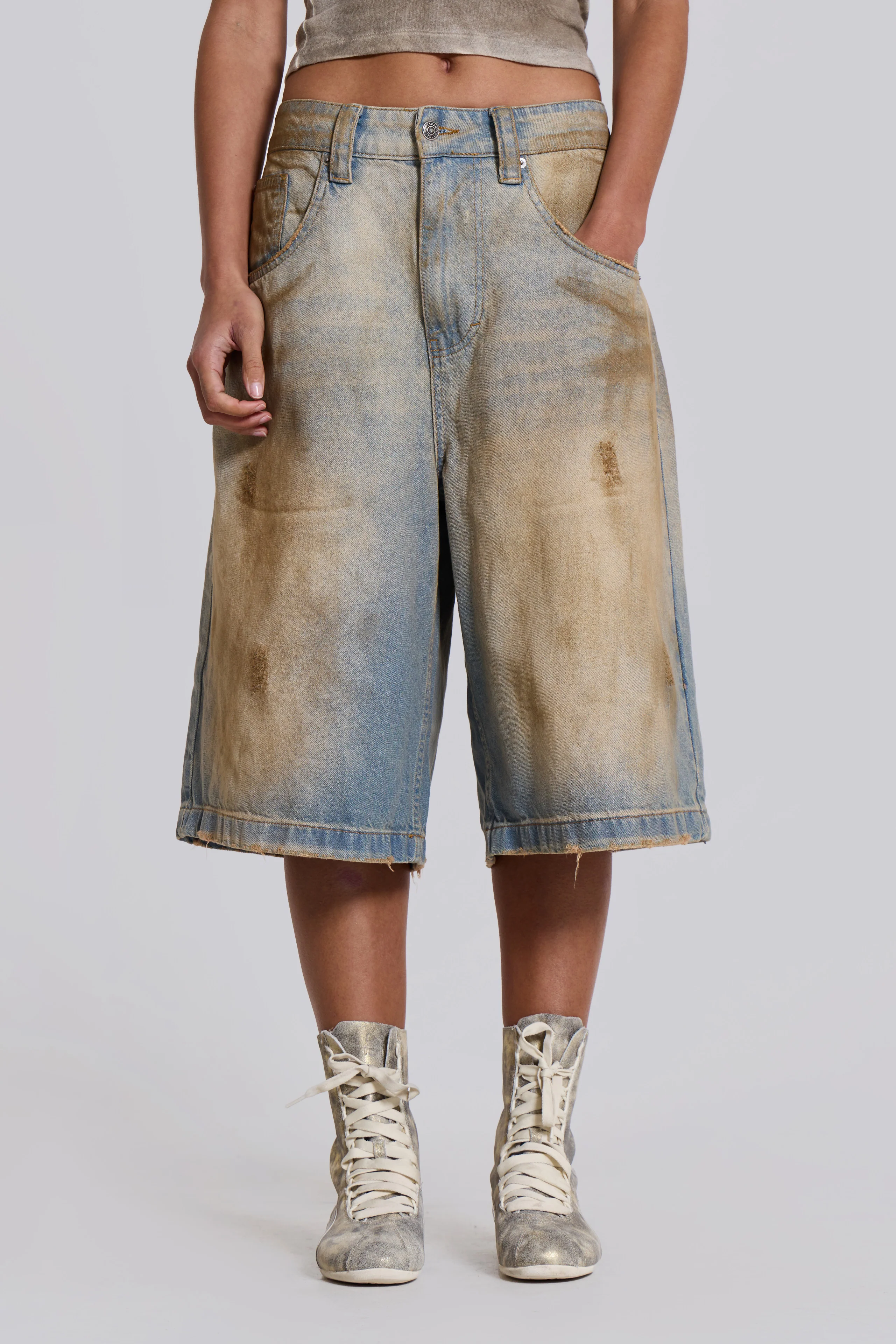 Mud Wash Colossus Jorts