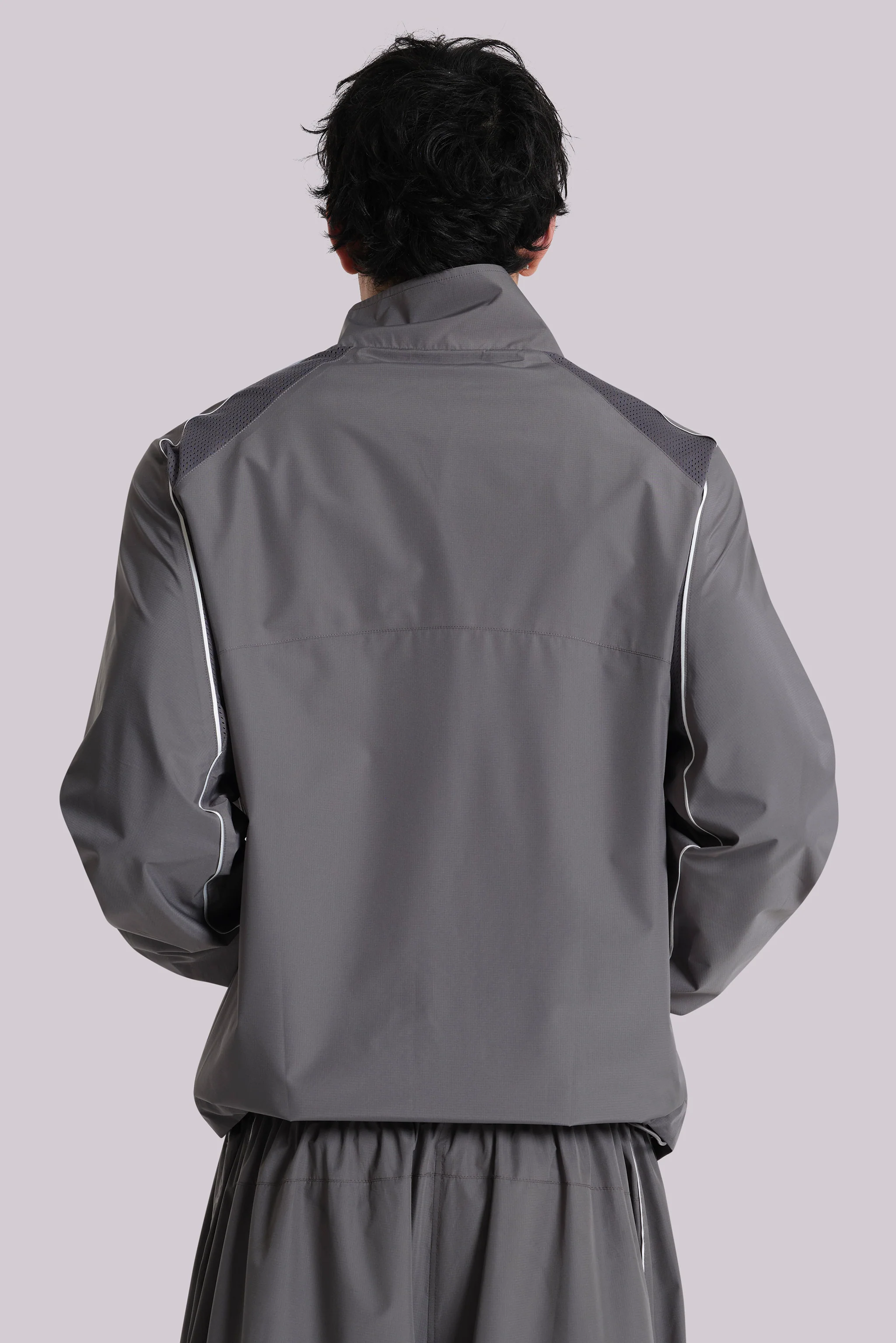Grey Vapor Tracksuit Top