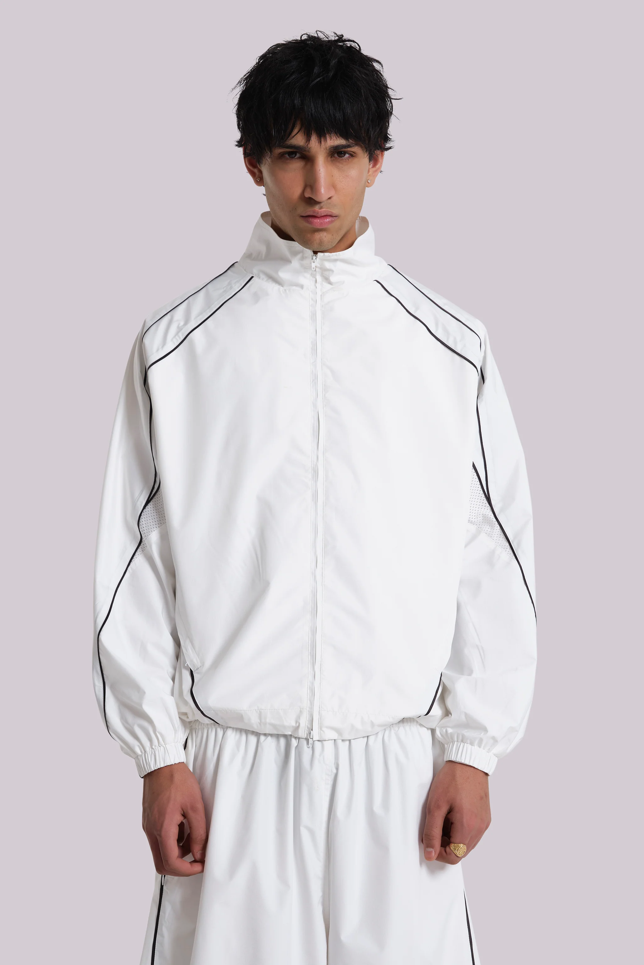 White Vapor Tracksuit Top