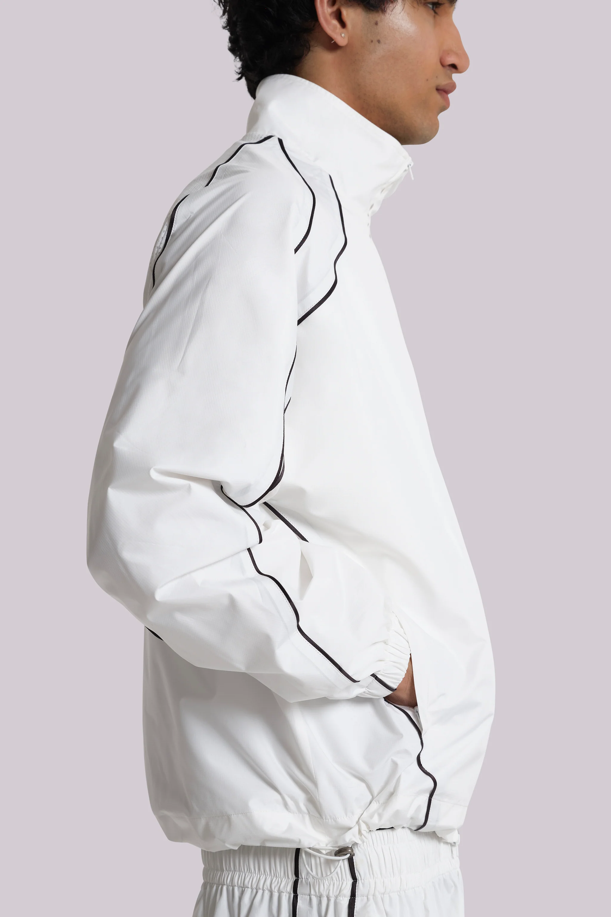 White Vapor Tracksuit Top