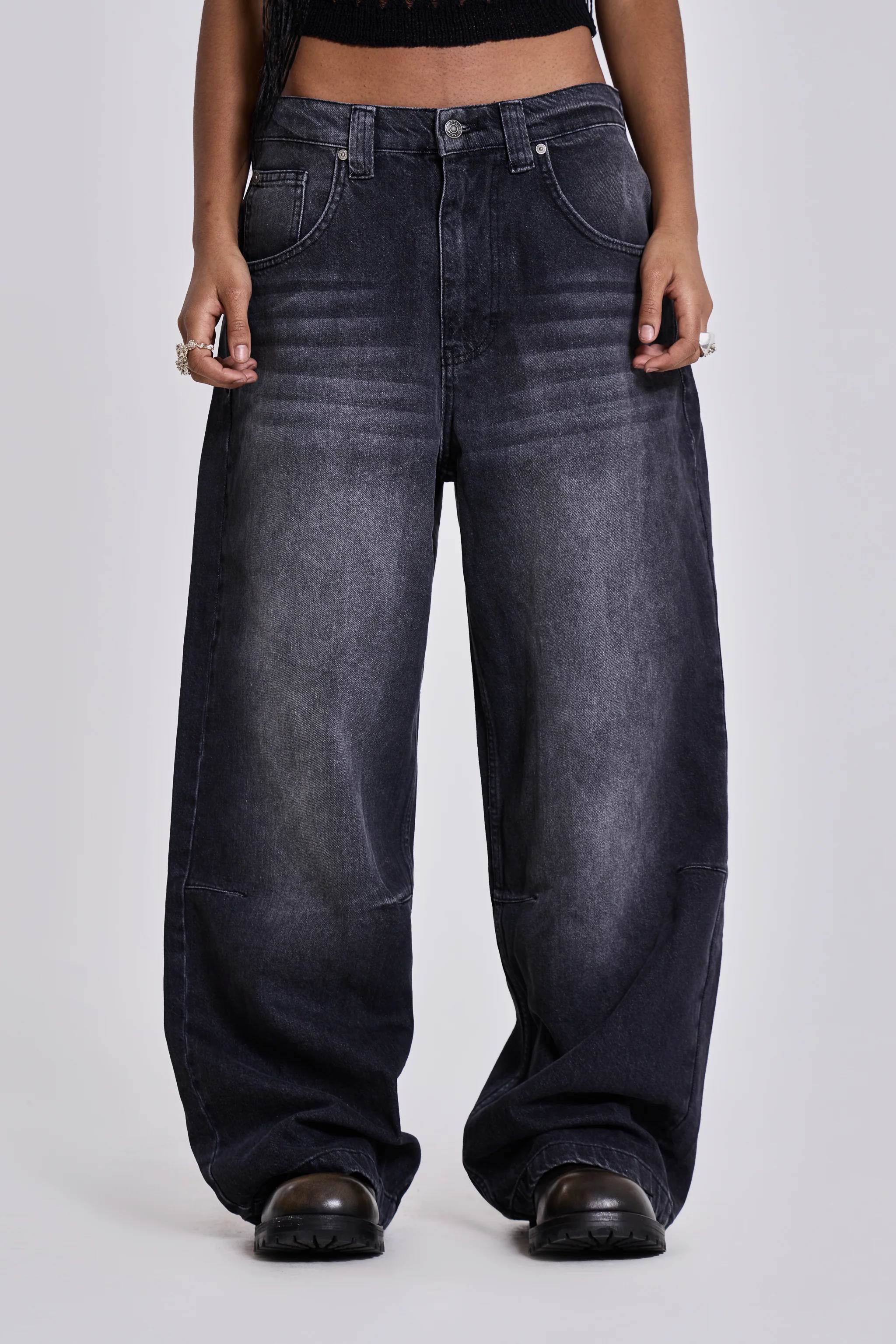 Washed Black Colossus Jeans