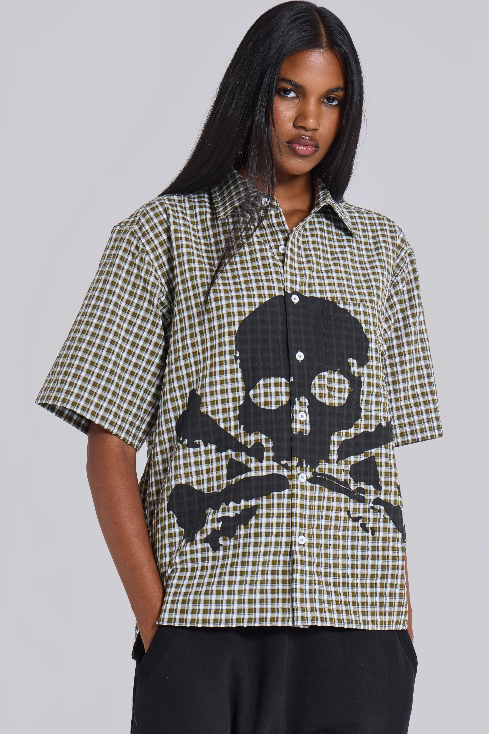 Wasted Check Shirt