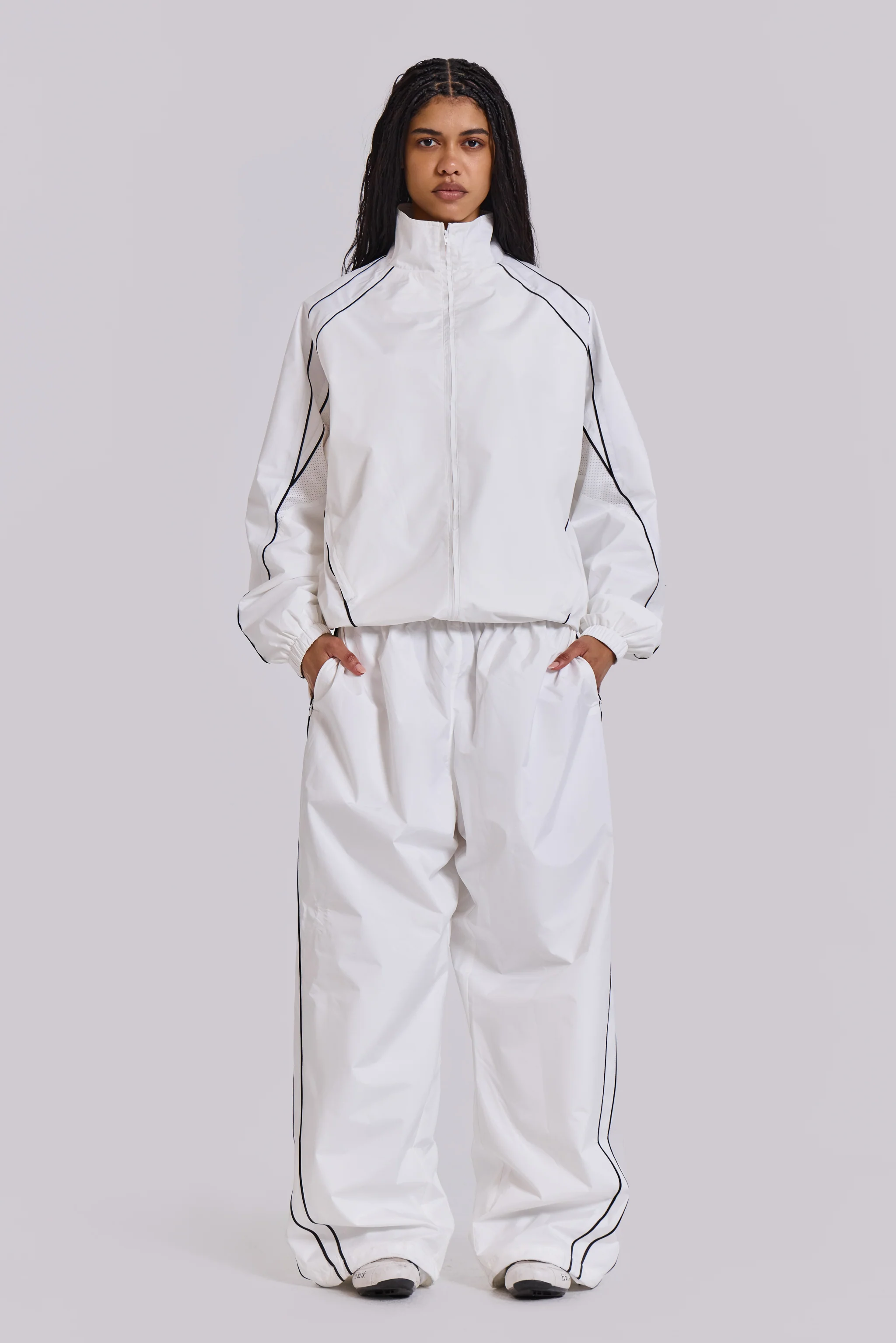 White Vapor Tracksuit Top
