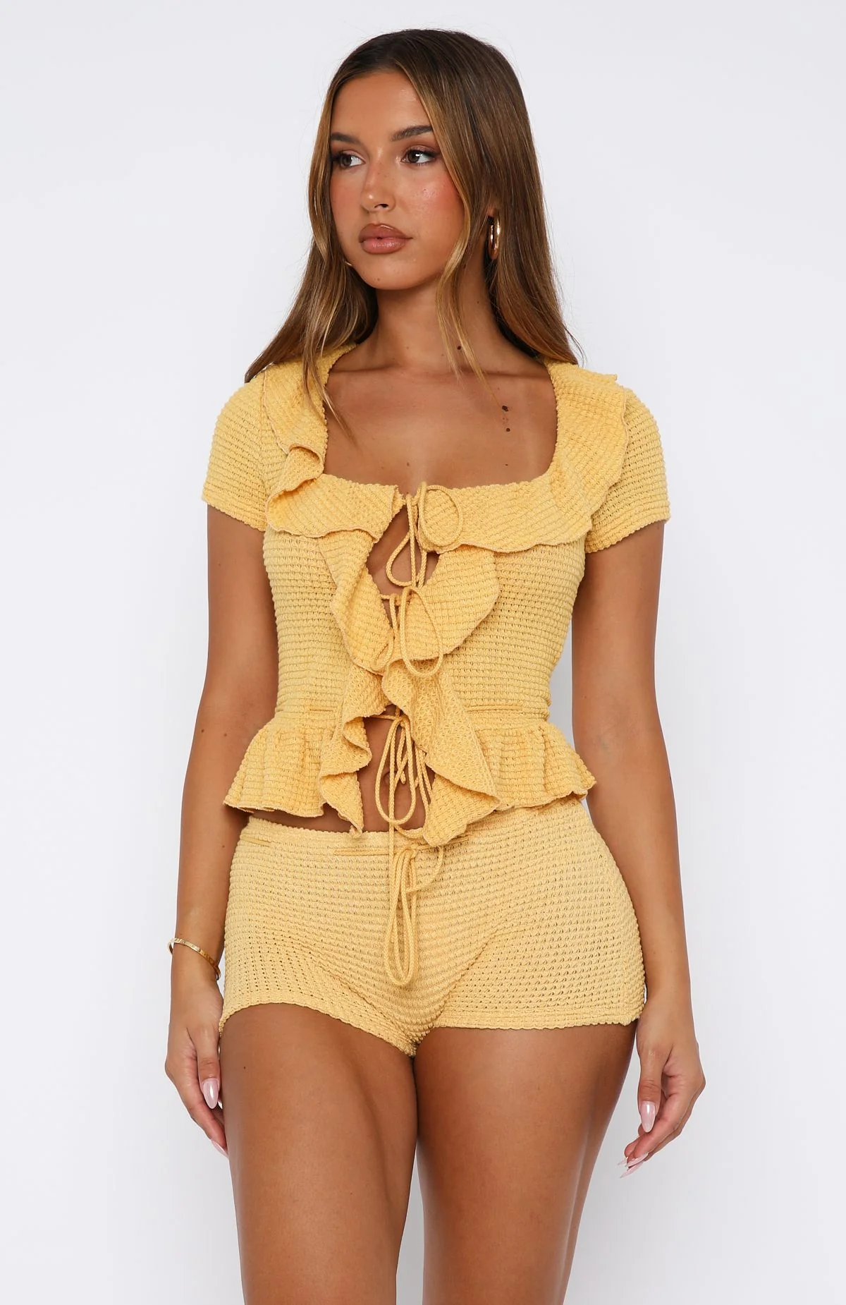 Cool It Crochet Shorts Mango