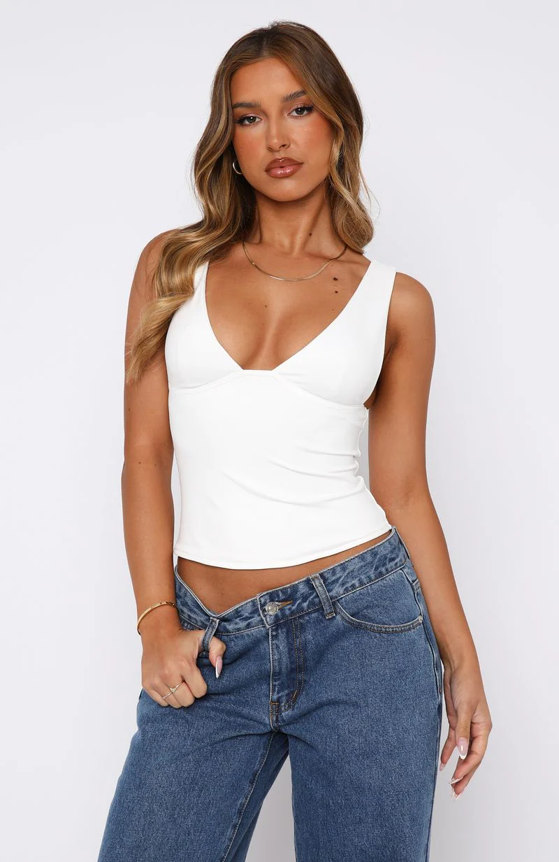 Taking Up Space Top White