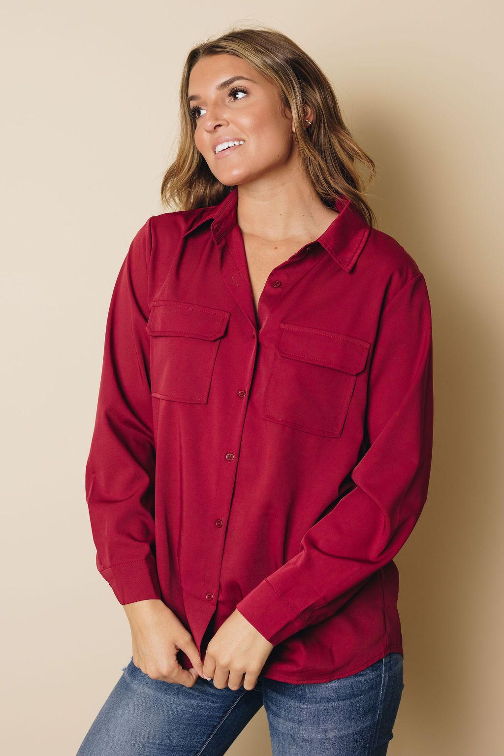 Gene Collar Button Shirt