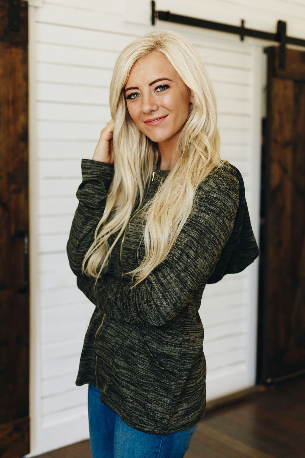 As You Were Zipper Cardigan