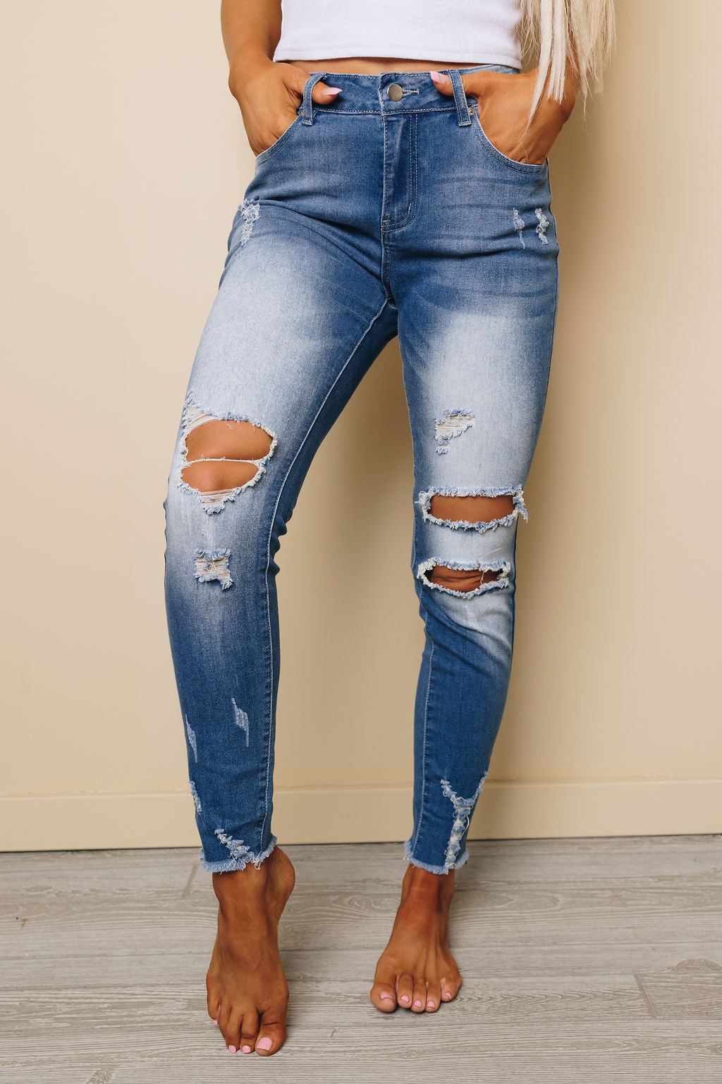 Hit Me Up High Rise Jeans