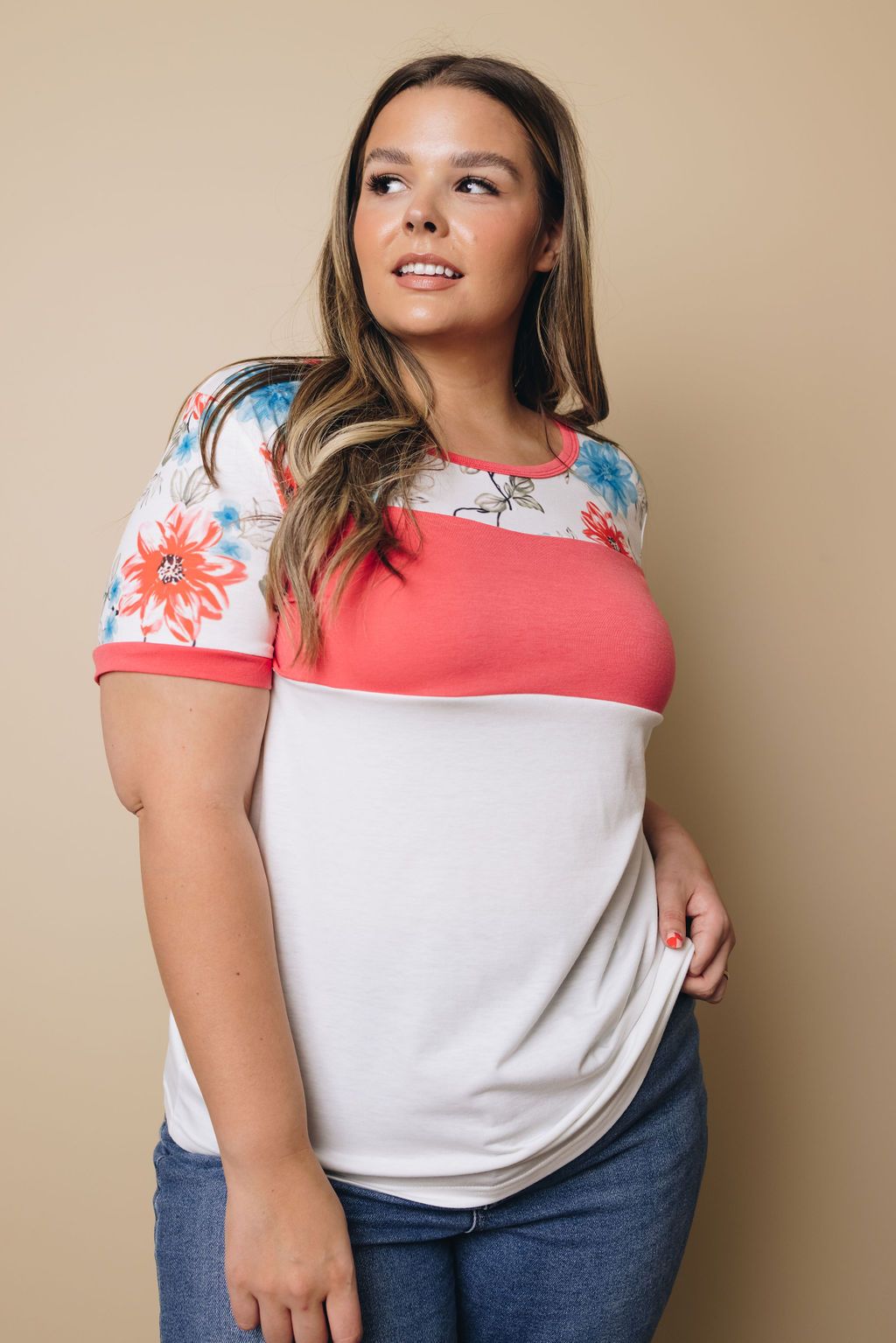 Plus Size - Roberts Colorblock Top