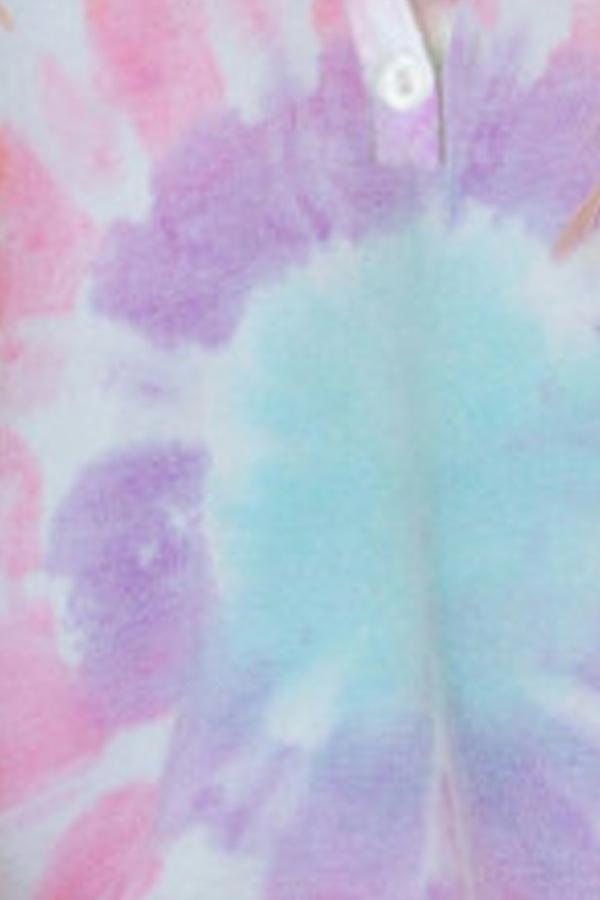 Monson Tie Dye Button Tee