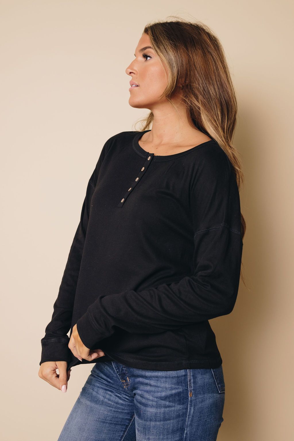 Dorian Button Long Sleeve