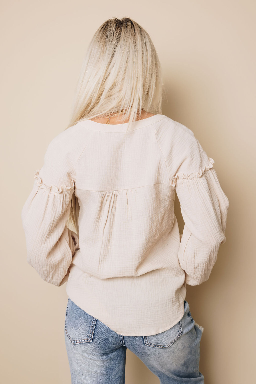 Fable Balloon Sleeve Top