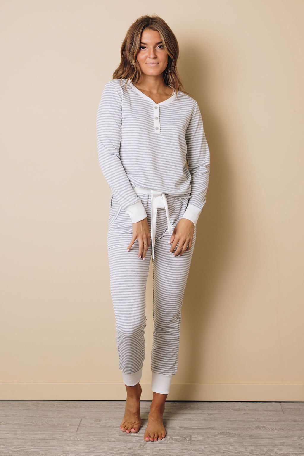 Janelle Patterned Long Sleeve Set