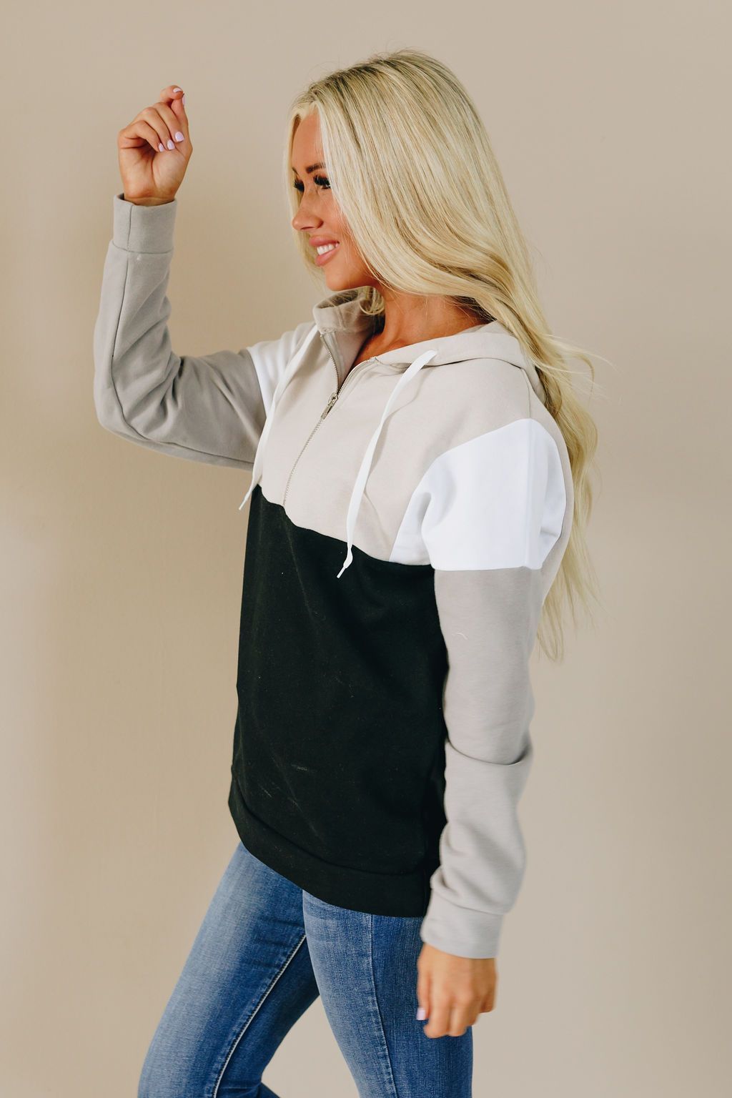 Block Out the Haters Half Zip Jacket