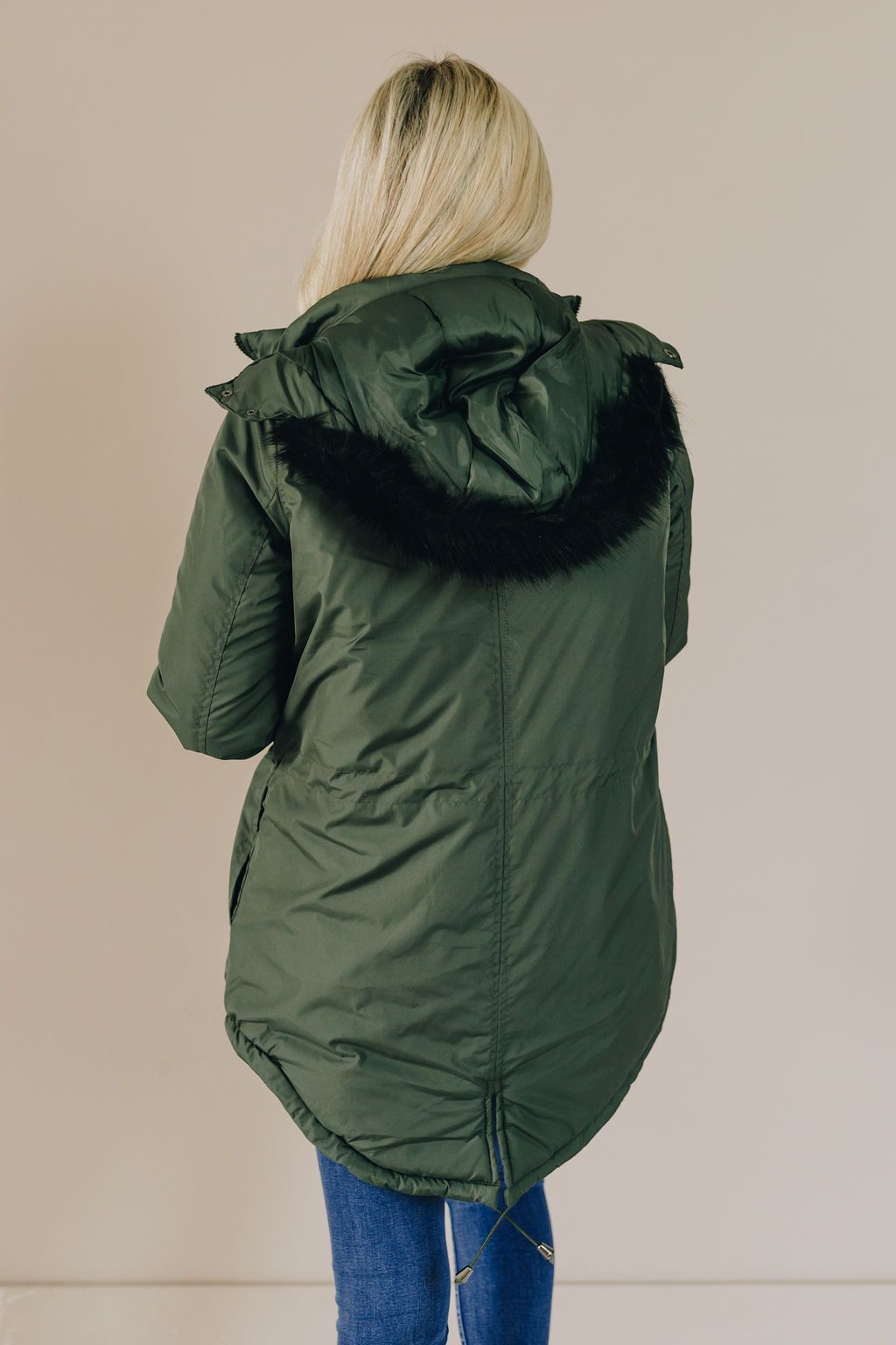 Let's Be Friends Hooded Fur Coat