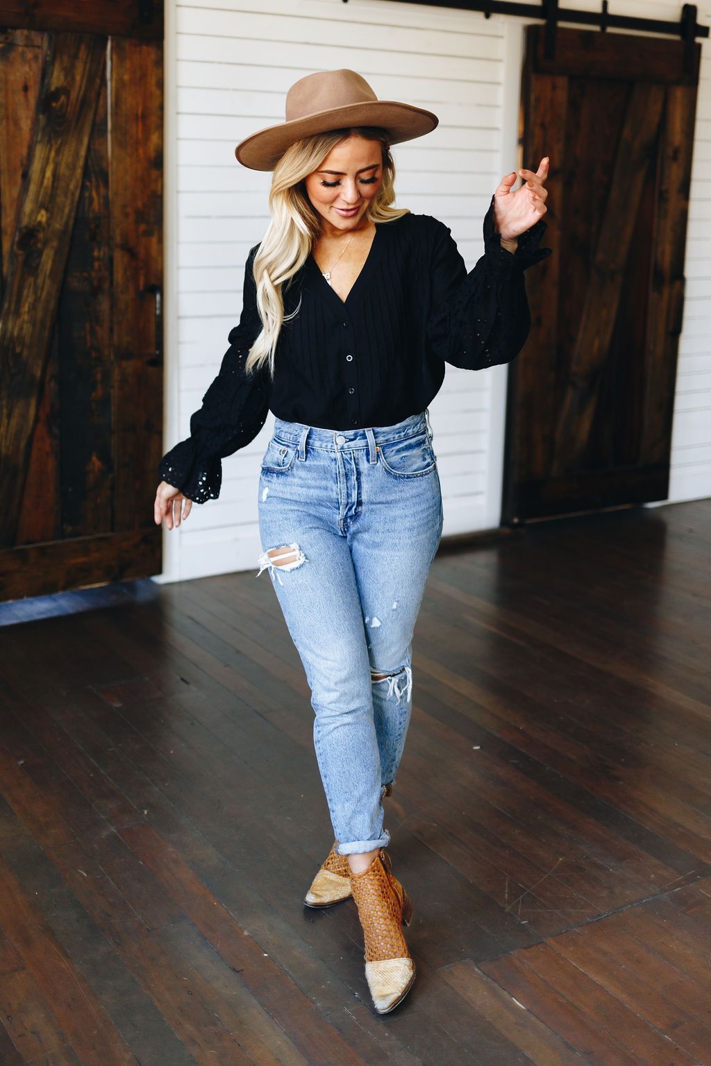 Beloved Button Down Top