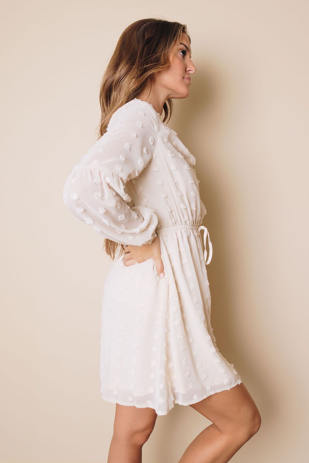 Ollie Swiss Dot Dress