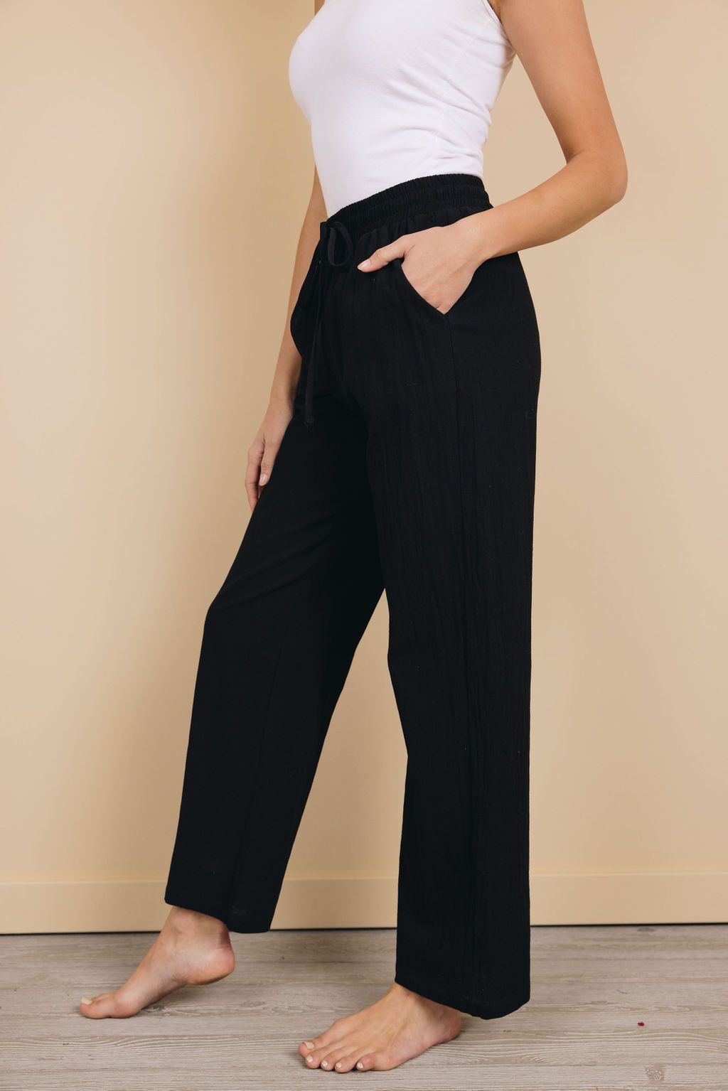 Demi Elastic Waist Pants