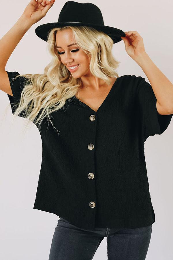 Soak Up The Sun Button Top