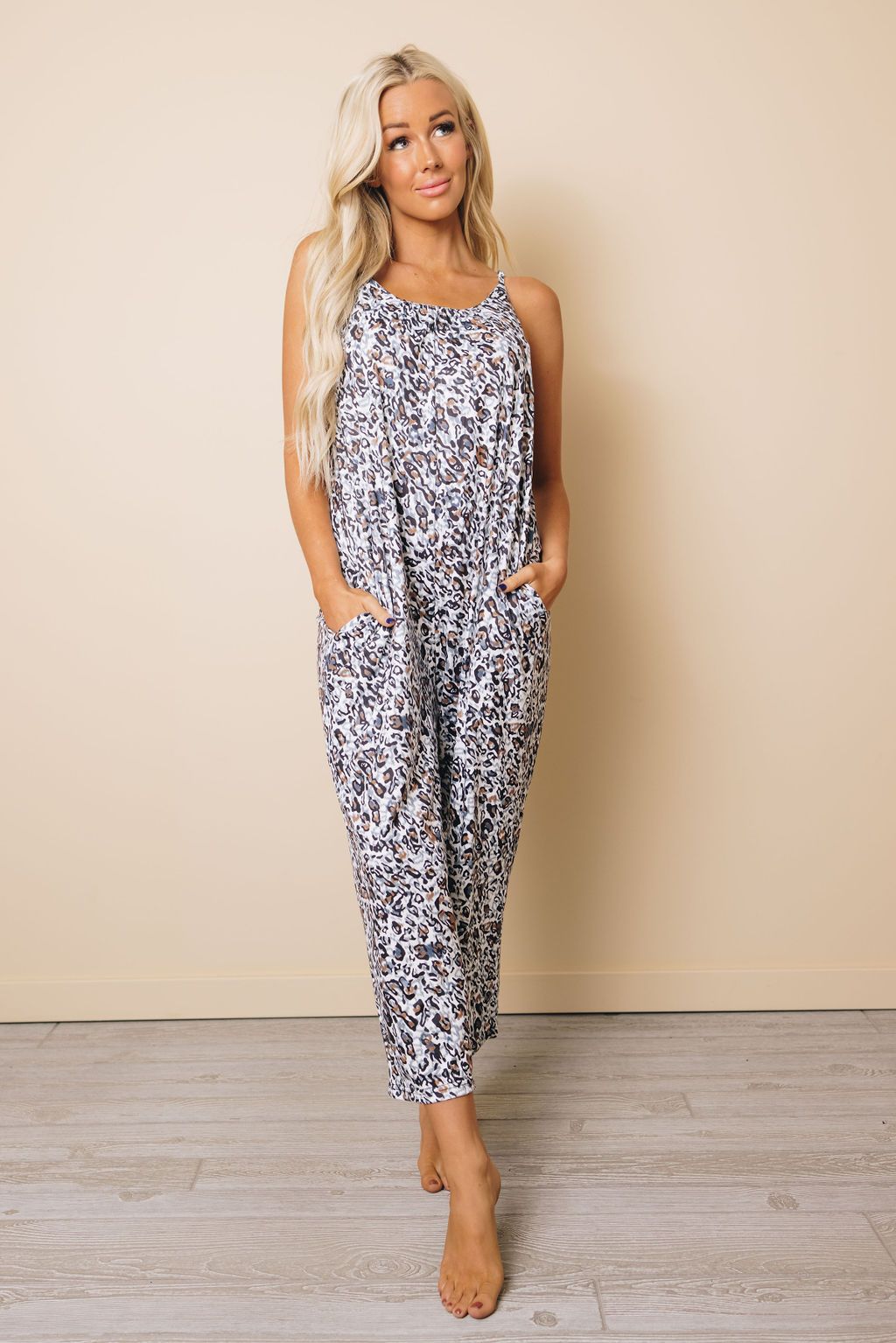 Dawn Spaghetti Strap Wide Leg Jumpsuit