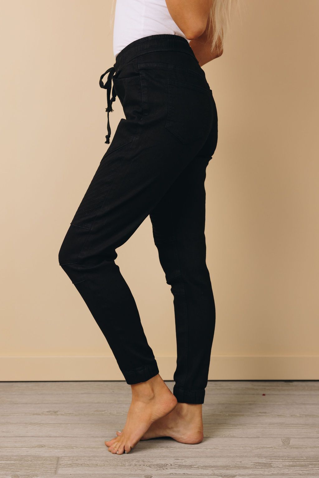 Serenity Elastic Drawstring Waist Pants