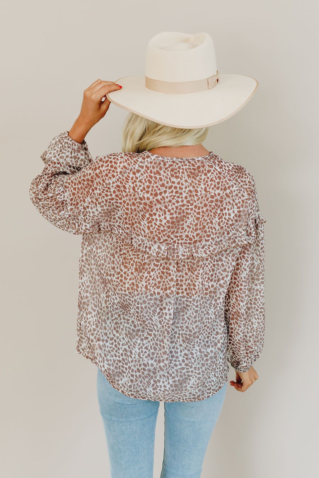 Mallory Patterned Tie Top