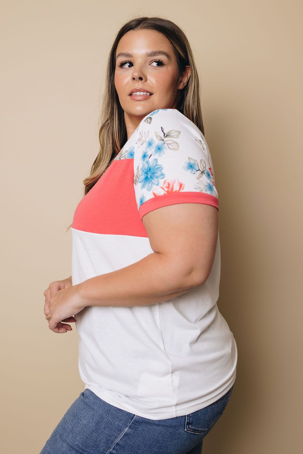 Plus Size - Roberts Colorblock Top